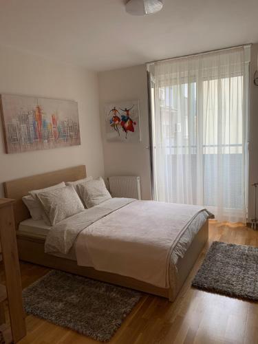 Smeštaj sa balkonom Downtown Apartment u centru Novog Sada blizu Sinagoge.